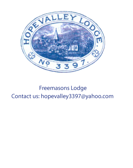 Hope Valley Lodge No 3397