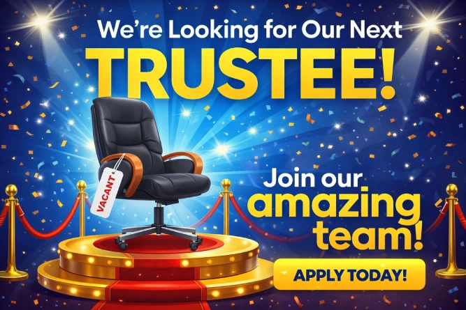 Become our next trustee.