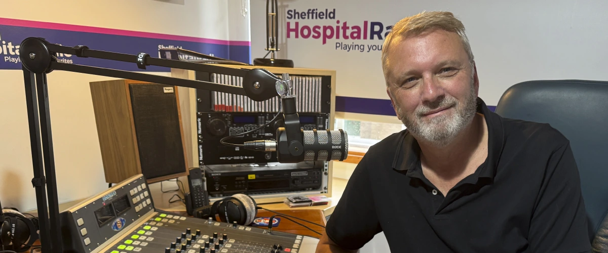 Sheffield Hospital Radio studio